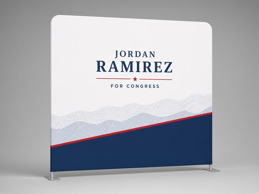 8' Campaign Backdrop