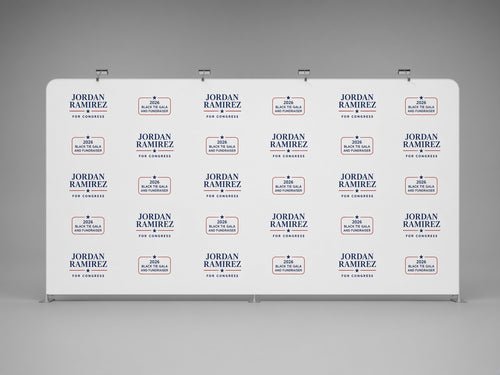 20 Foot Step-and-Repeat Backdrop