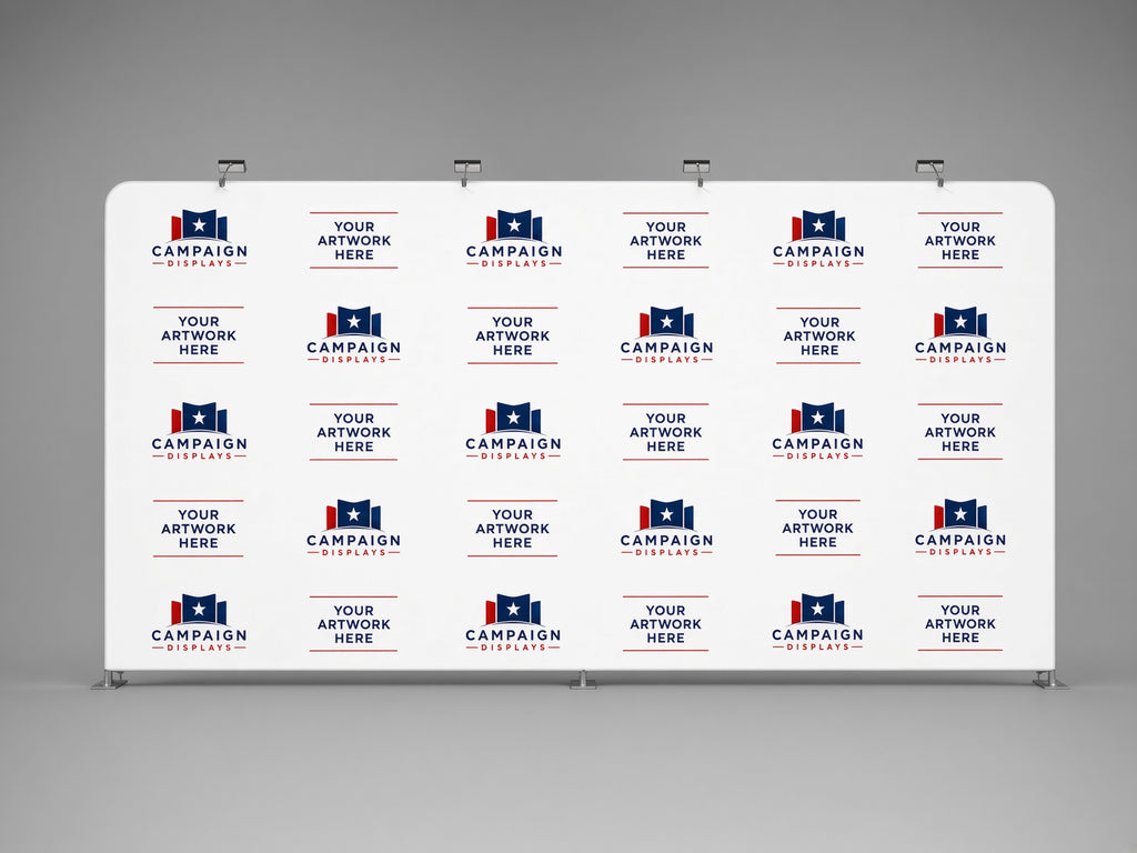 20 Foot Step-and-Repeat Backdrop