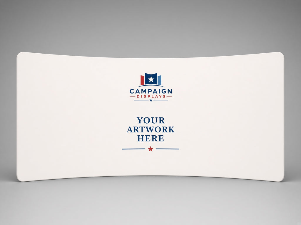 20' Curved Campaign Backdrop