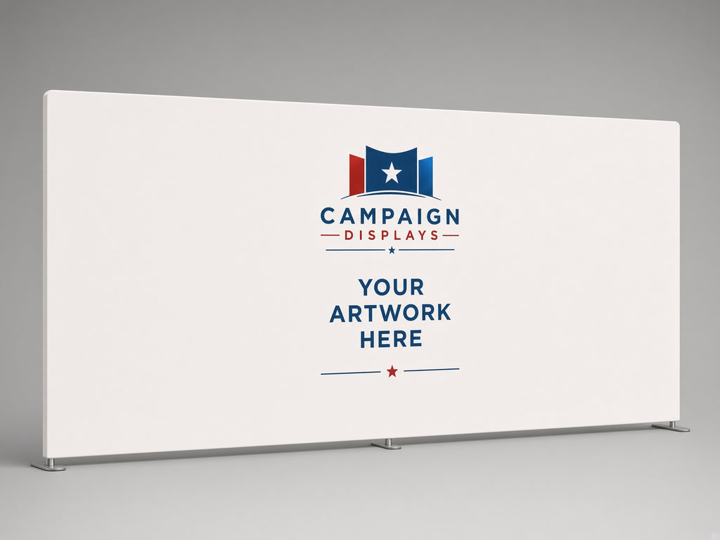 20' Straight Campaign Backdrop