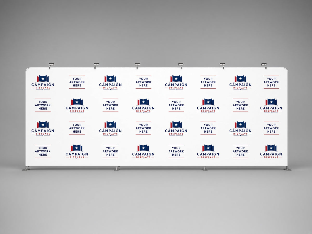 30 Foot Step-and-Repeat Backdrop